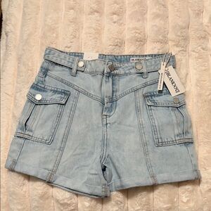 Blank NYC Light Wash Jean Shorts